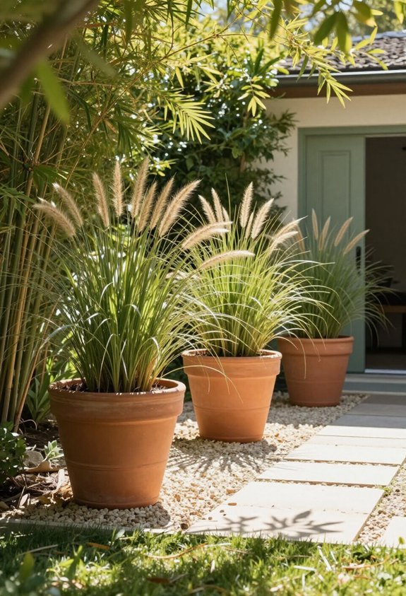 flexible privacy with planters