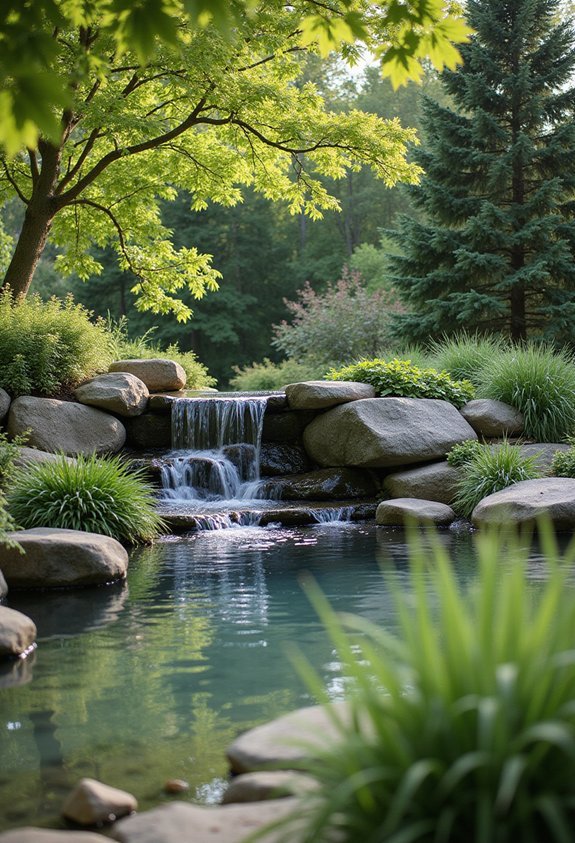 focal point waterfall soothing sound experience
