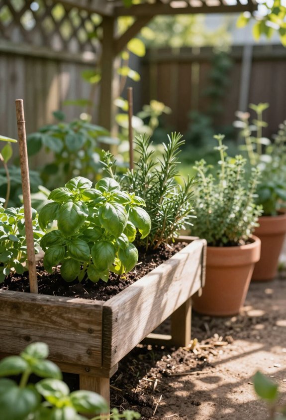 fresh herbs minimal maintenance