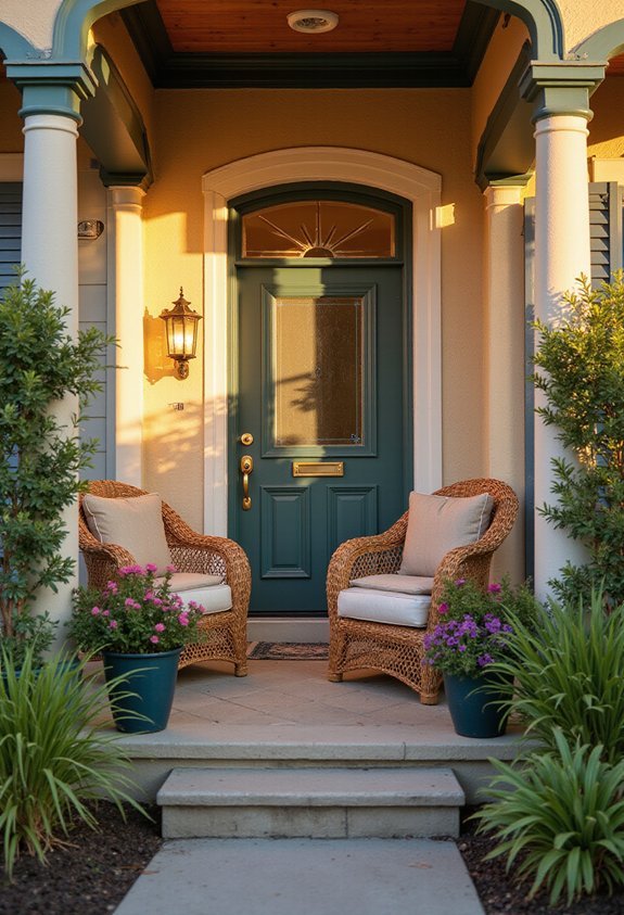 front porch curb appeal transformation