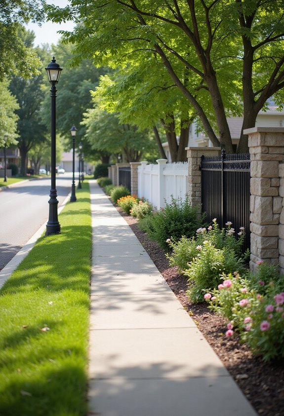 front yard fence inspirations