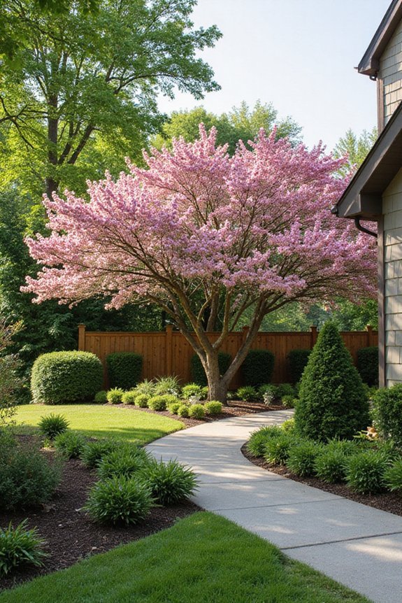 front yard magnolia tree placements