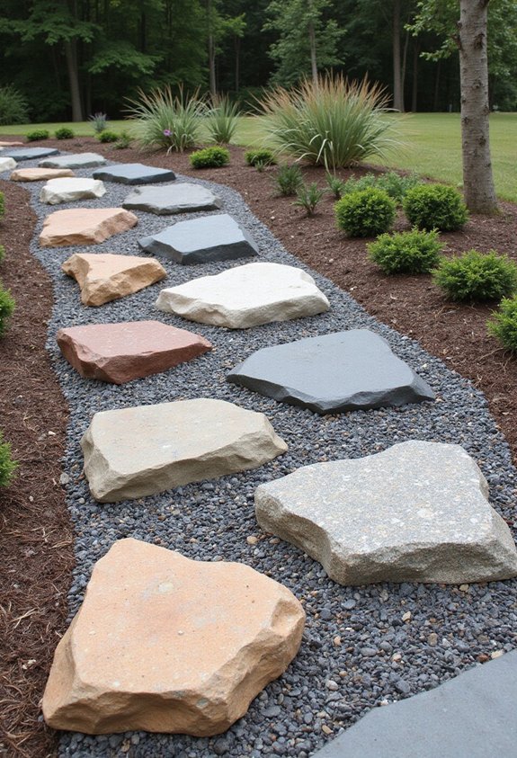 front yard organized deliberate polished