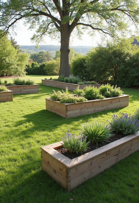 functional attractive versatile raised planter beds