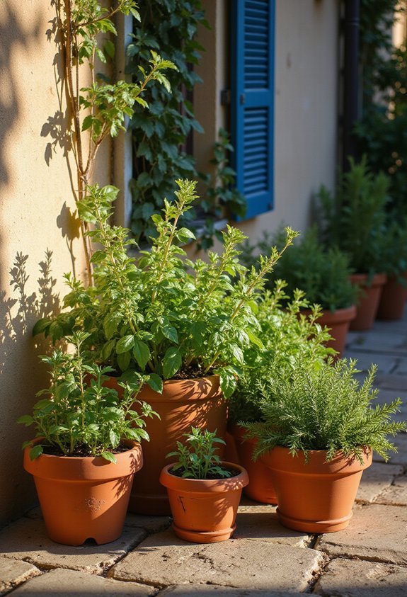 functional culinary mediterranean herb gardens