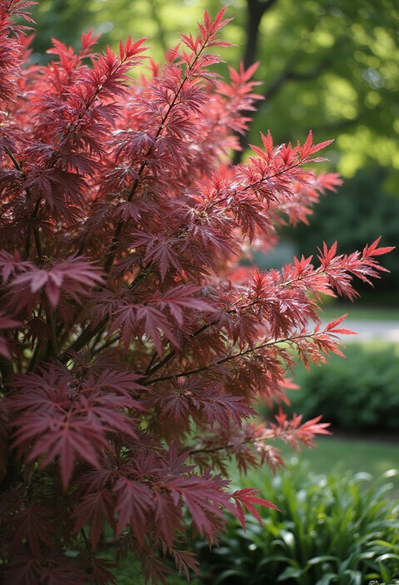 graceful colorful low maintenance evergreen shrub