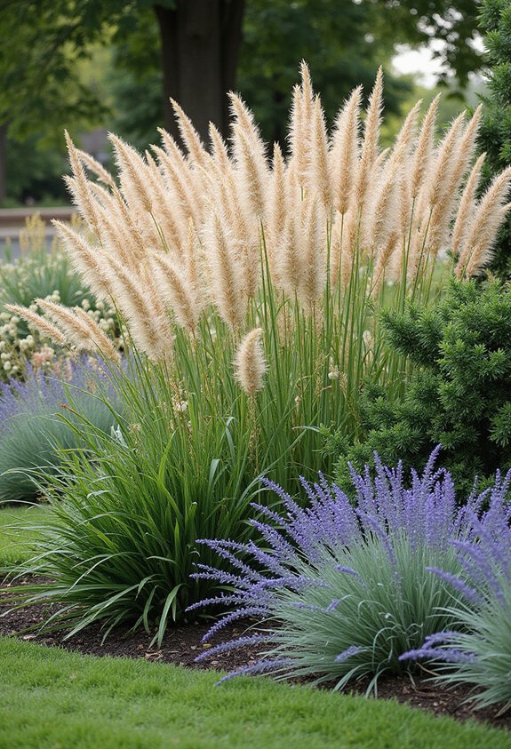 graceful low maintenance ornamental grasses