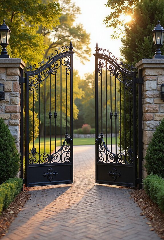 grandeur and symmetry for entrances