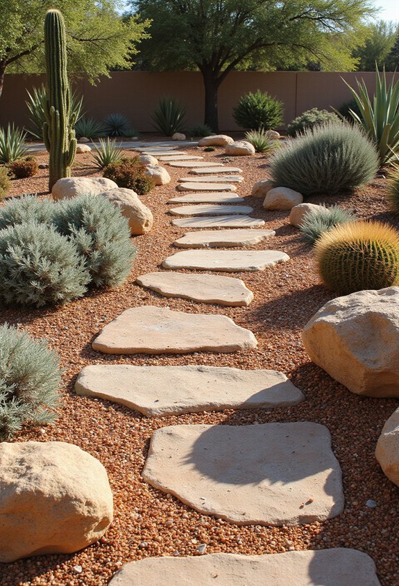 gravel stone structure drought resistant