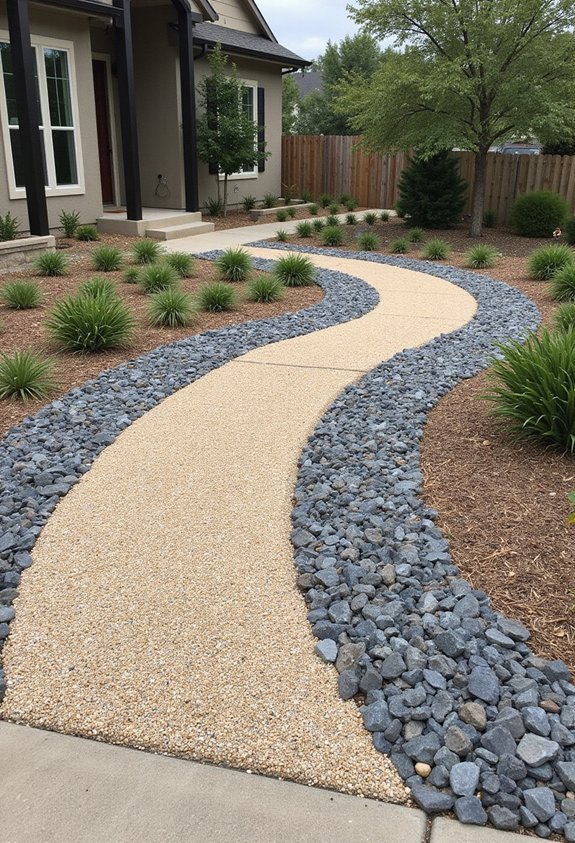 gravel types differ in appearance function