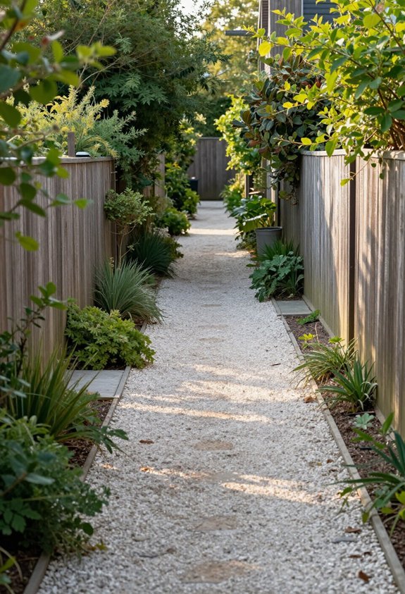 gravel versus paver pathways