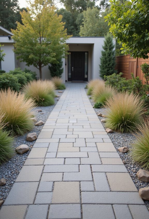 hardscaping minimizes plant maintenance needs