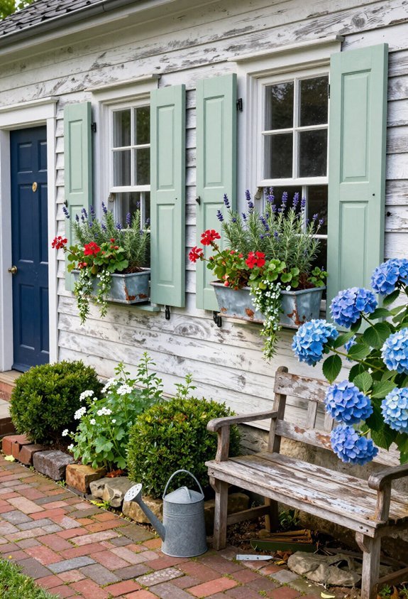 herbs and flowers vertical gardening