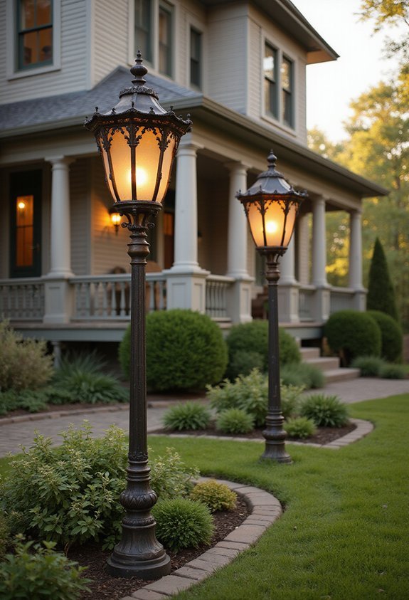 historically inspired period authentic gas lamp replicas