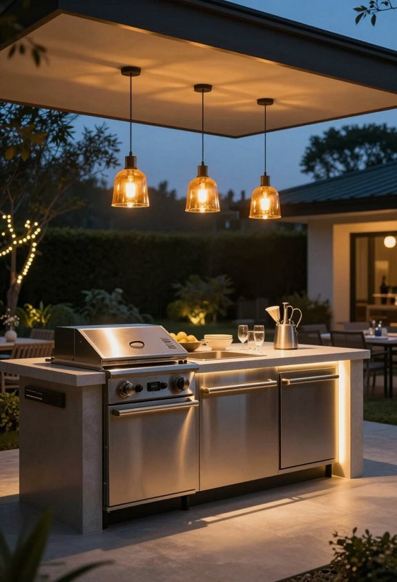 illuminate kitchen for entertaining