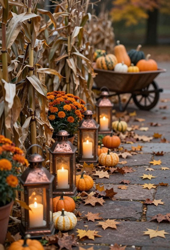 illuminate walkway with lanterns