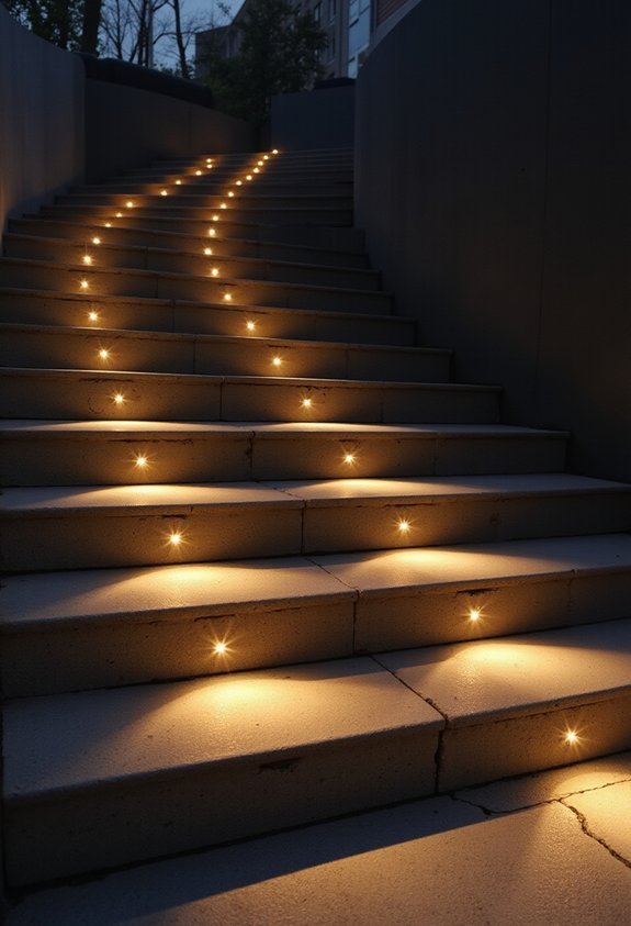 illuminating pathway drama nighttime ambiance