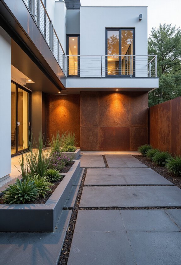 industrial sophistication with metal accents