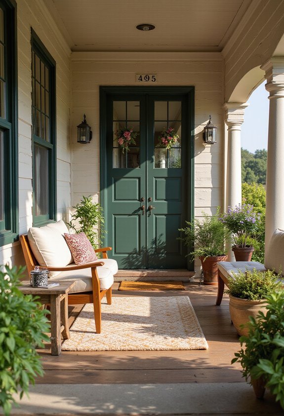 inviting outdoor seating enhances porch appeal