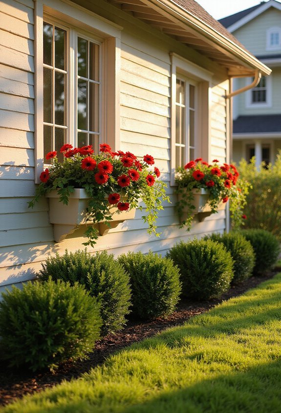 layered architectural vibrant seasonal