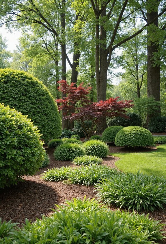 layered dimensional strategic plant arrangement