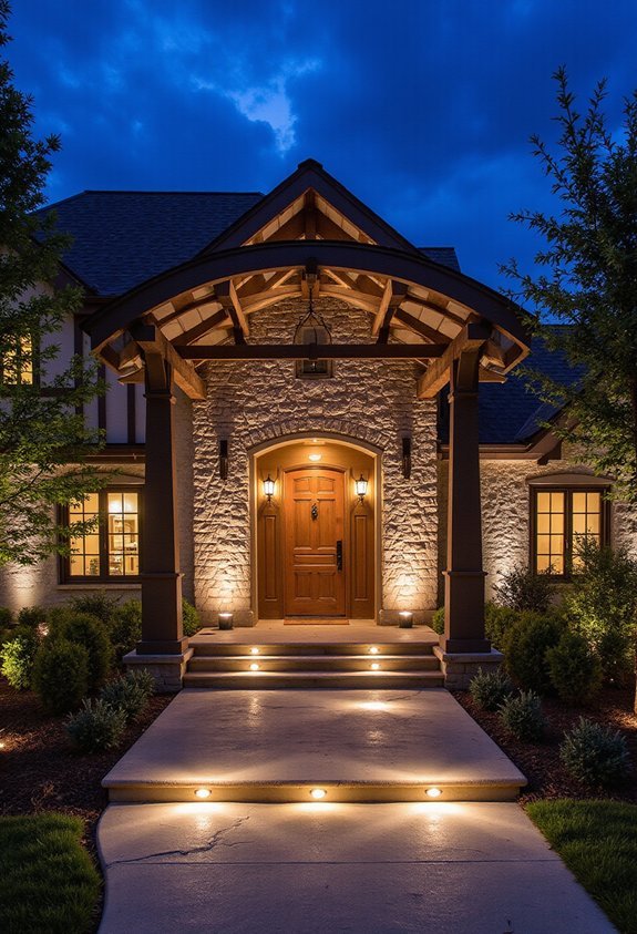 layered dynamic outdoor lighting environment