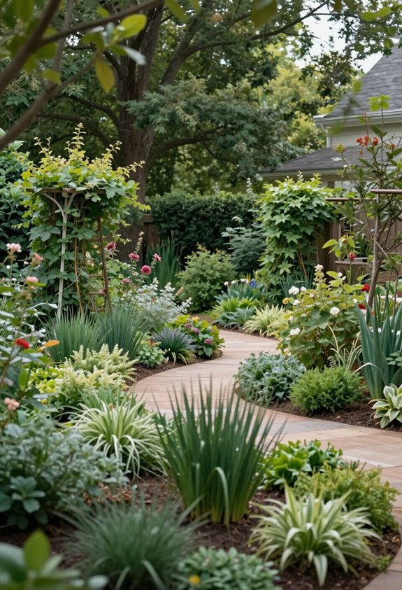 layered heights enhance aesthetics