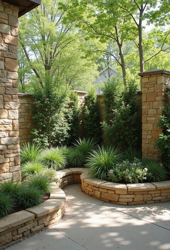 layered multidimensional privacy screen