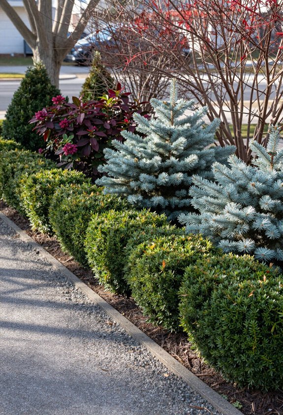layered shrub planting strategy