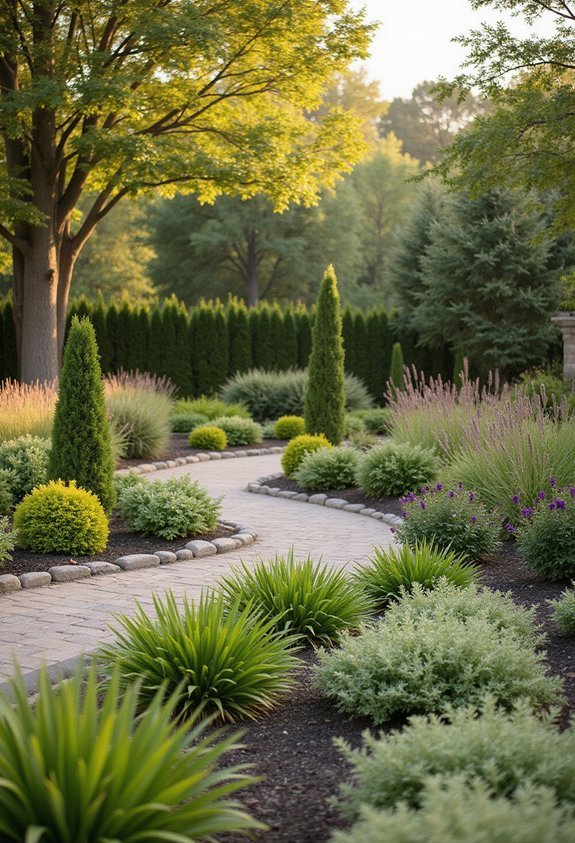 layered strategic depth enhancing landscape design