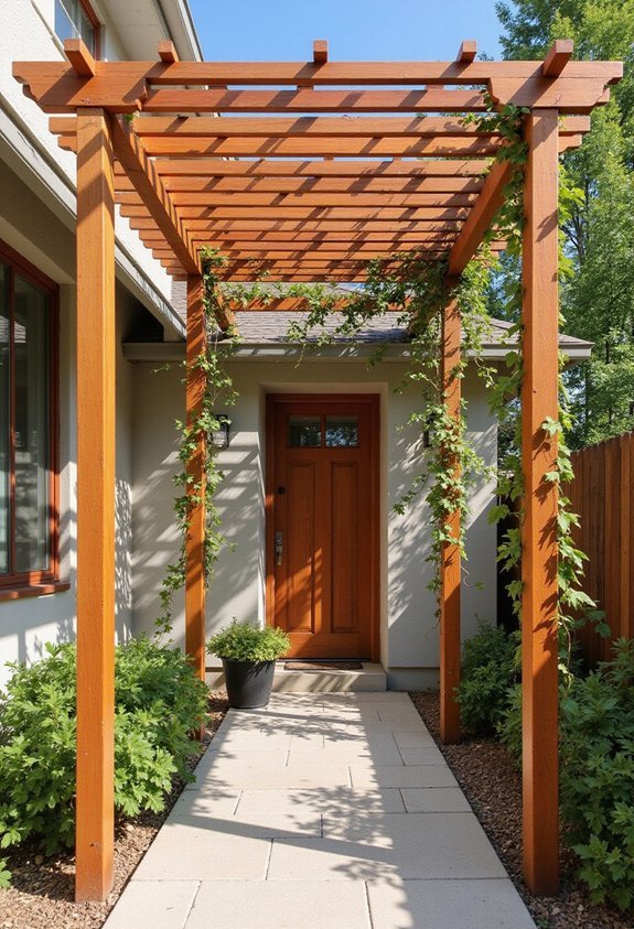 limited space compact pergolas