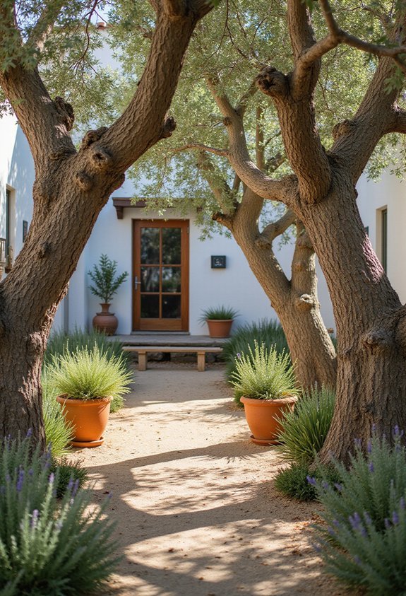 living mediterranean focal trees