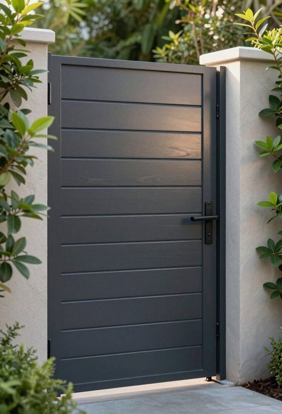 low maintenance composite gates