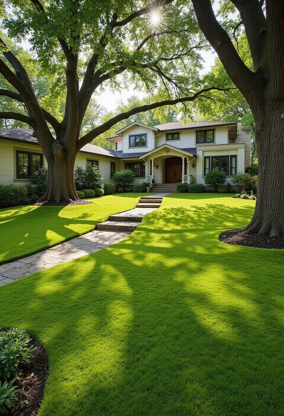 low maintenance moss lawns