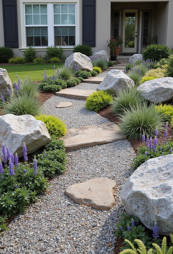 low maintenance mountain landscape