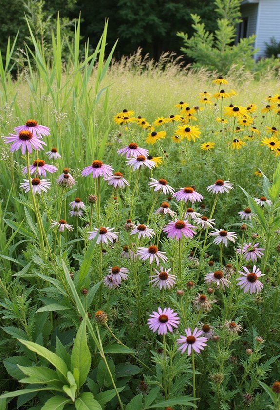 low maintenance pollinator habitat