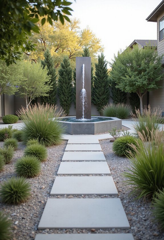 low maintenance recirculating water feature