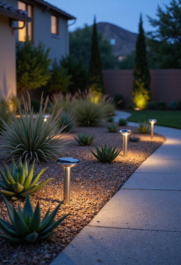 low maintenance solar powered automatic lighting