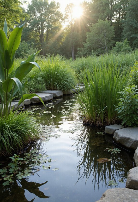 low maintenance wetland ecosystems