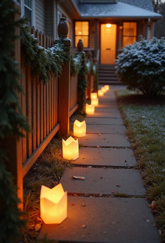 luminous safe symmetrical festive pathway