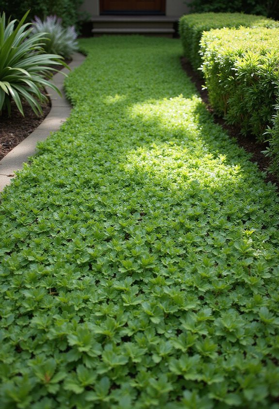 lush carpet like tropical ground cover