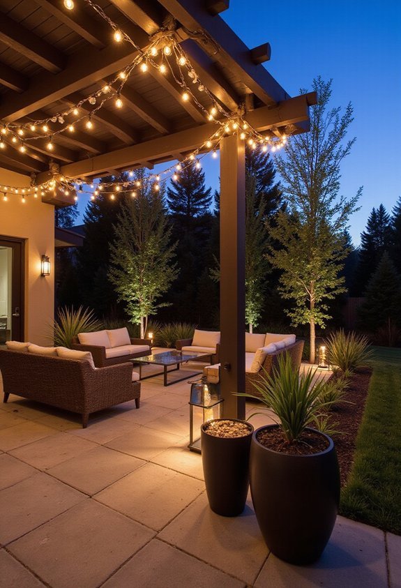 magical outdoor illumination for evenings