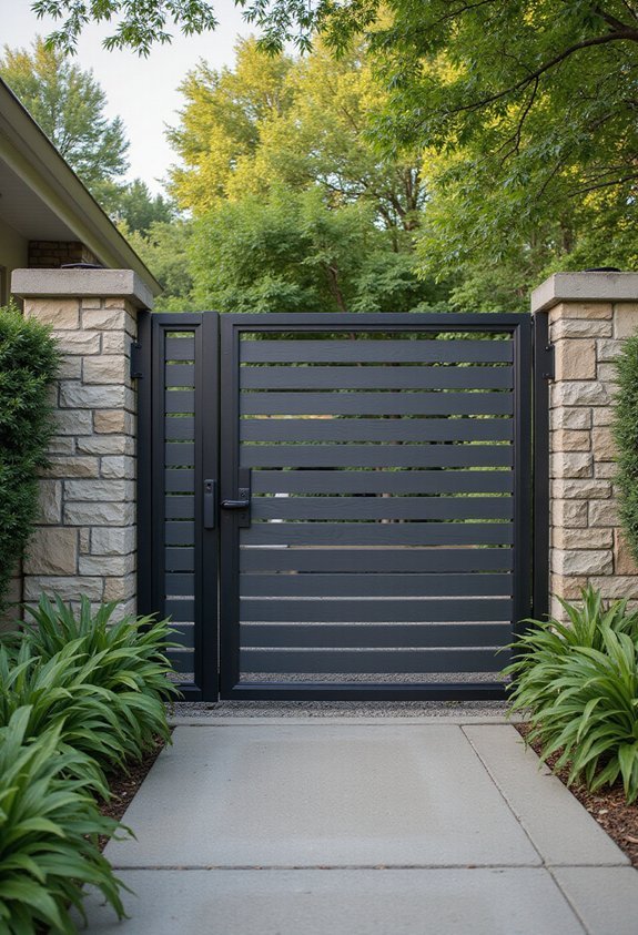maintenance free composite gates for homeowners