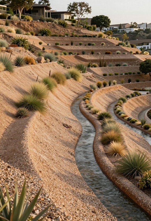 manage runoff with swales