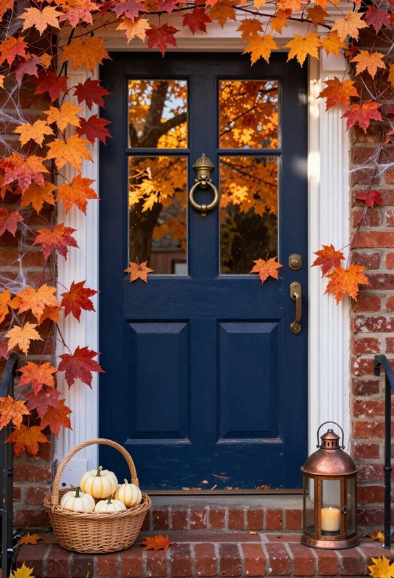 maple leaf garland decoration