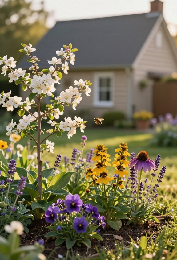 maximize orchard pollination efficiency