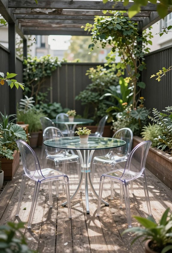 maximizing outdoor visual spaciousness