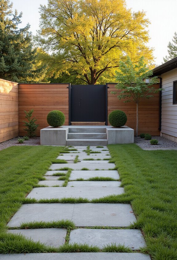 minimalist front yard designs