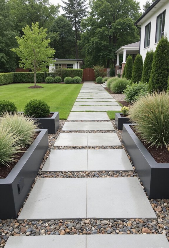 minimalist geometric architectural uncluttered