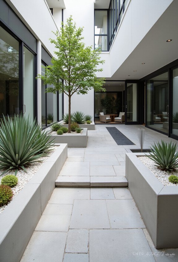 minimalist streamlined geometric sophisticated